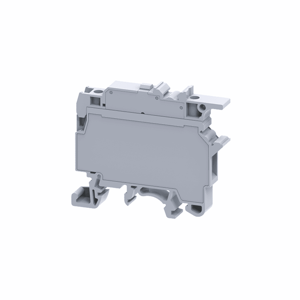КЭАЗ Клемма для предохранителей винтовая OptiClip CF-4-HESI-(5x20)-6,3A-(0,2-6)-серый