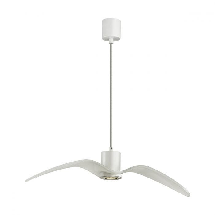 Odeon Light 4904/1B PENDANT ODL22 233 белый/стекло Подвес GU10 1*5W BIRDS