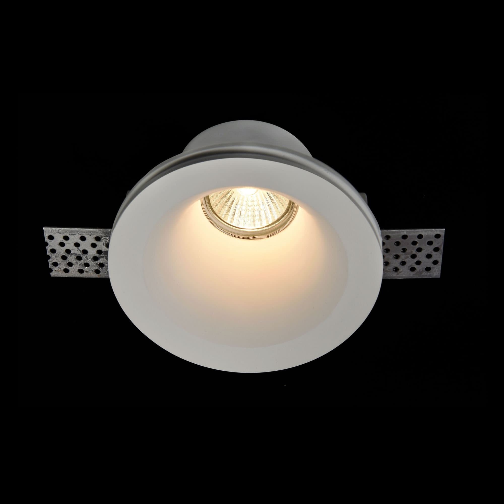 Maytoni DownLight Gyps Белый Встроенный светильник 1xGU10 35W DL002-1-01-W — миниатюра 2