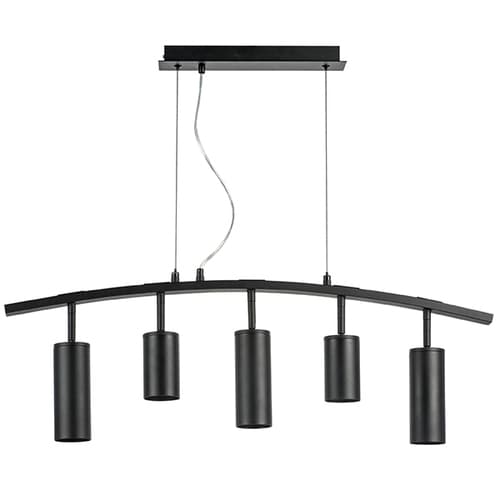 Lightstar LR735372873 Люстра RULLO 5х50W GU10 ЧЕРНЫЙ (571735+214437-2+214487-3), шт