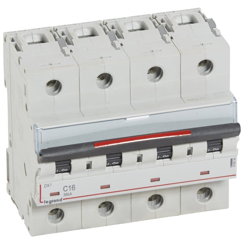 Legrand Автоматический выключатель DX3 16A 4п 36кА 410034