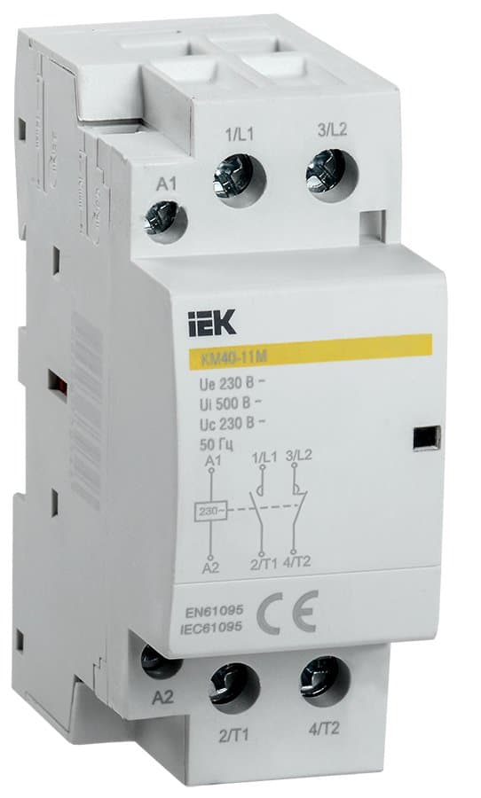 IEK KARAT Контактор модульный КМ40-11М AC