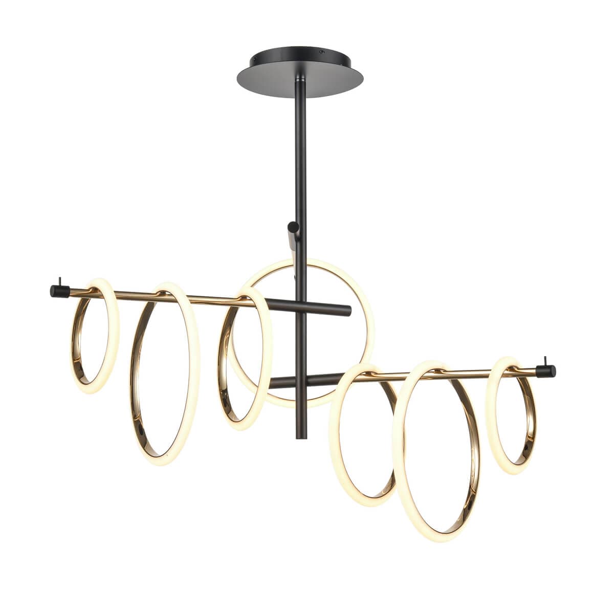 Vele Luce Bellezza Светильник потолочный Led D1000*H700 черный | black металл | metal VL7262L07