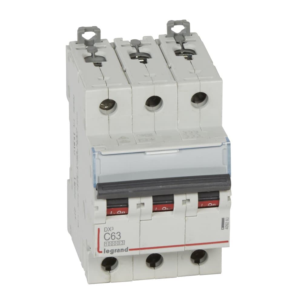 Legrand DX3 Автоматический выключатель 3P 63A (С) 10kA/16kA 409260 — миниатюра 2