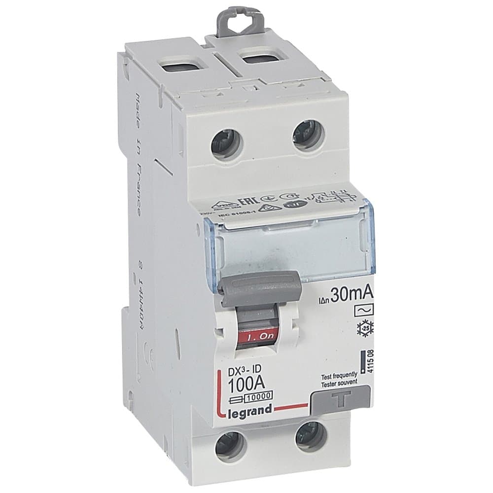 Legrand DX3 УЗО 2P 100А 30мА-AC 411508 — миниатюра 1