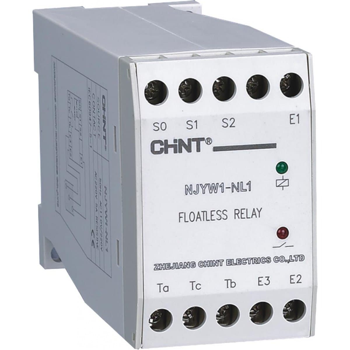 CHINT Реле контроля уровня жидкости NJYW1--NL1 AC220В/380В