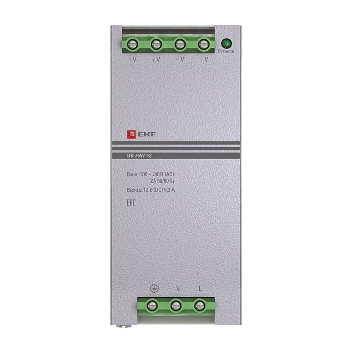 EKF PROxima Блок питания 12В DR-75W-12 — миниатюра 3