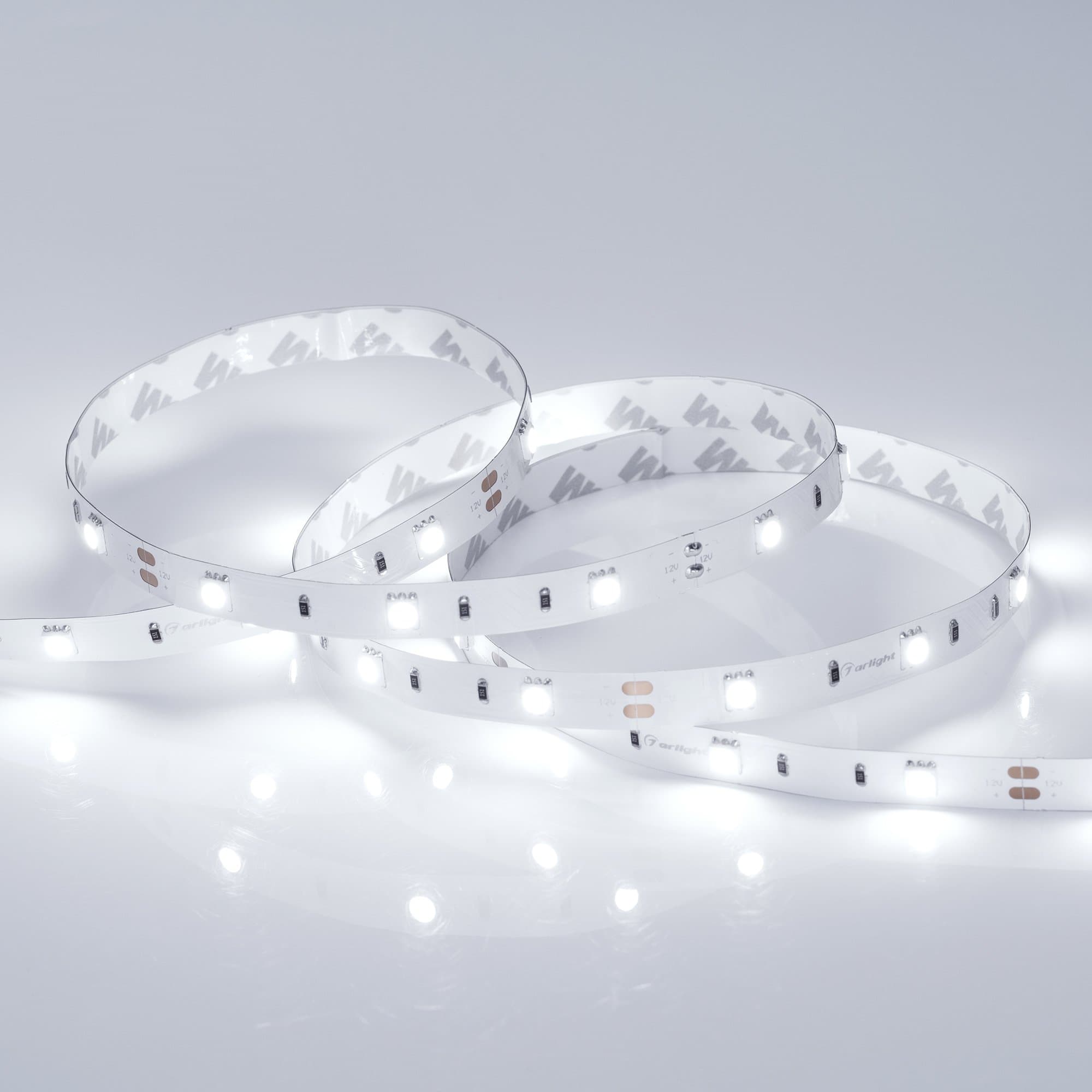 Arlight Светодиодная лента RT 2-5000 12V White6000 (5060, 150 LED, LUX) (7.2 Вт/м, IP20) 010595(B) — миниатюра 4