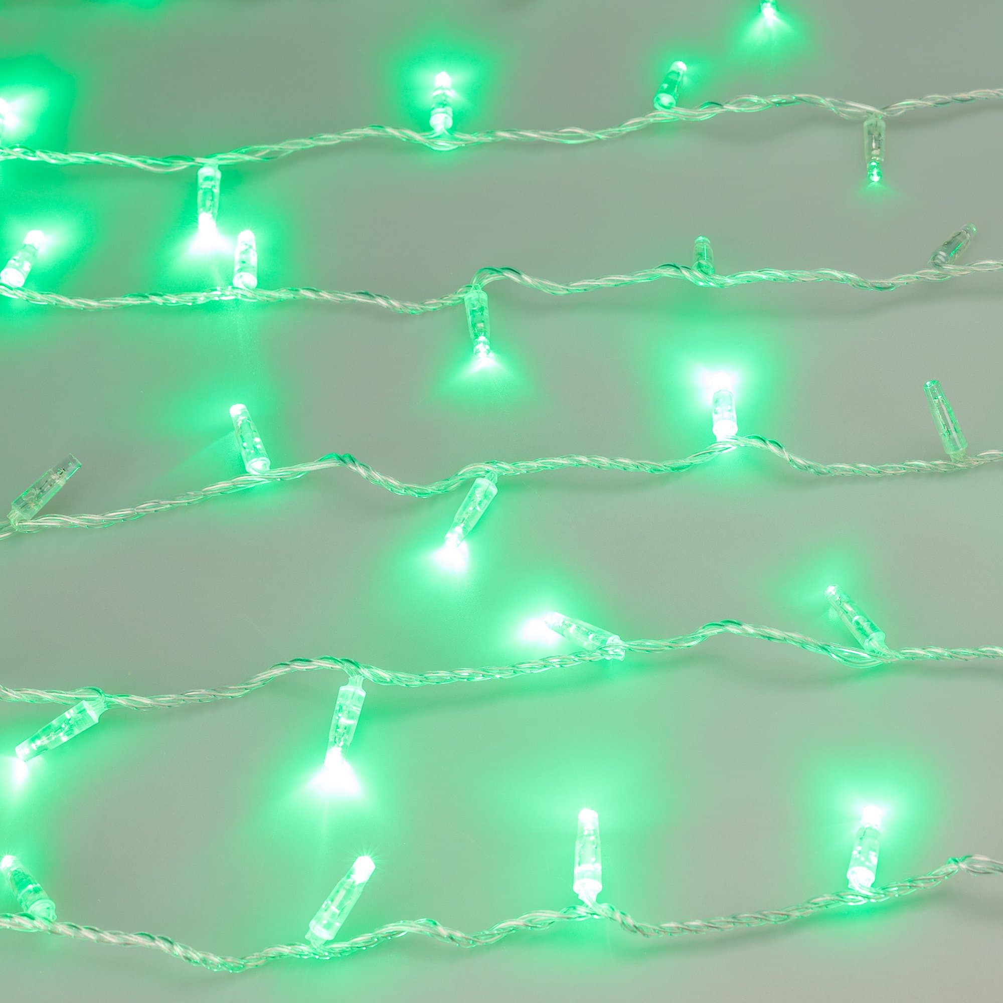 Arlight Светодиодная гирлянда ARD-STRING-CLASSIC-1000-CLEAR-100LED-PULSE Green (230V, 7W) (Ardecoled, IP65) 031640 — миниатюра 2