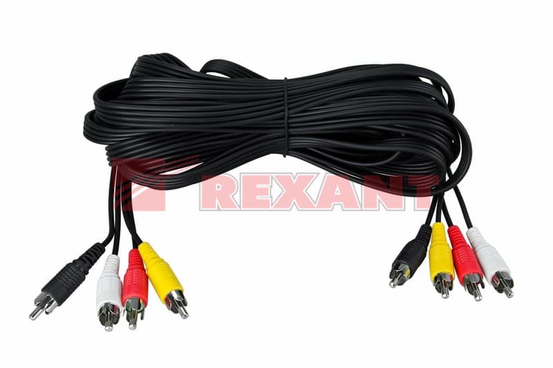 Шнур 4х4 RCA 7М Rexant 17-0306 — миниатюра 2
