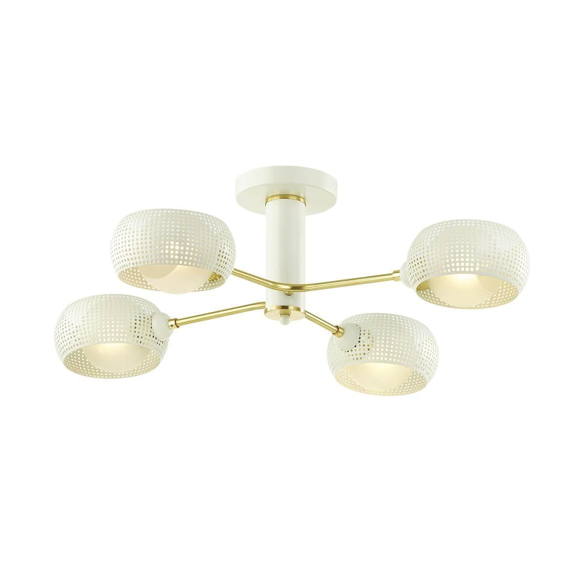 Lumion 4531/4C MODERNI LN21 141 белый, матовое золото Люстра потолочная E14 4*40W 220V NOELLE — миниатюра 1