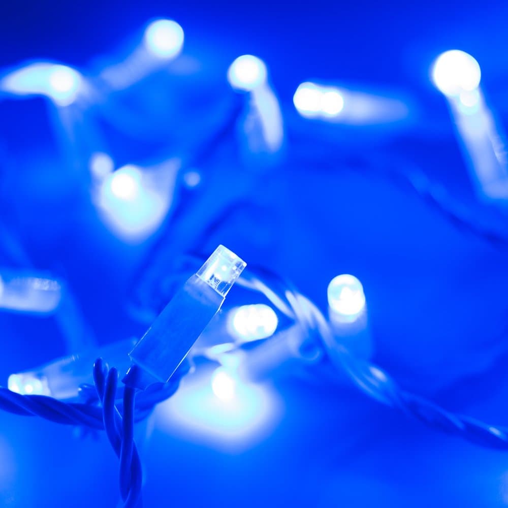 Arlight Светодиодная гирлянда ARD-STRING-CLASSIC-10000-WHITE-100LED-STD BLUE (230V, 7W) (Ardecoled, IP65) 025817 — миниатюра 3
