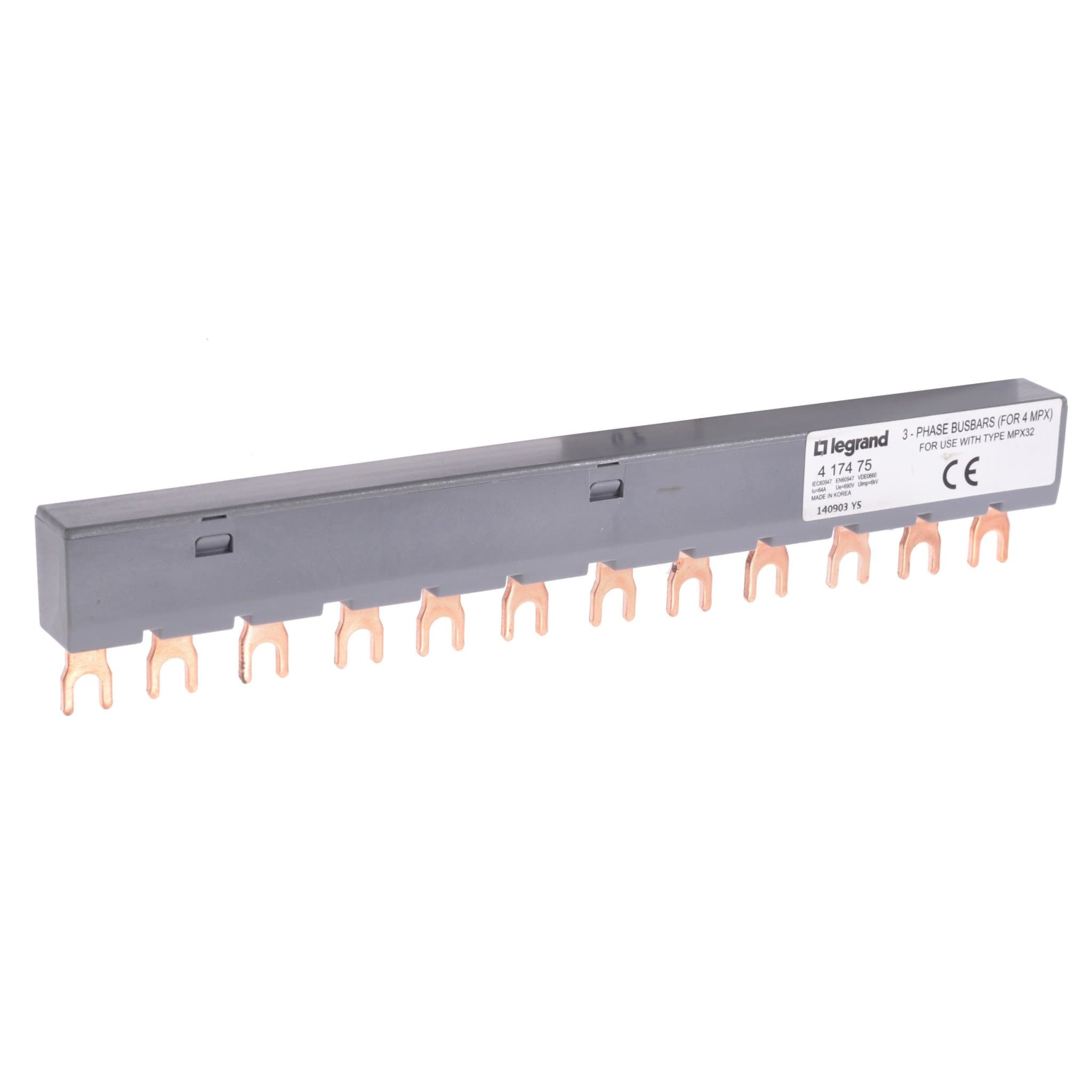Legrand MPX3 Гребенчатая шина 32S/H/MA x4 аппарата 417475