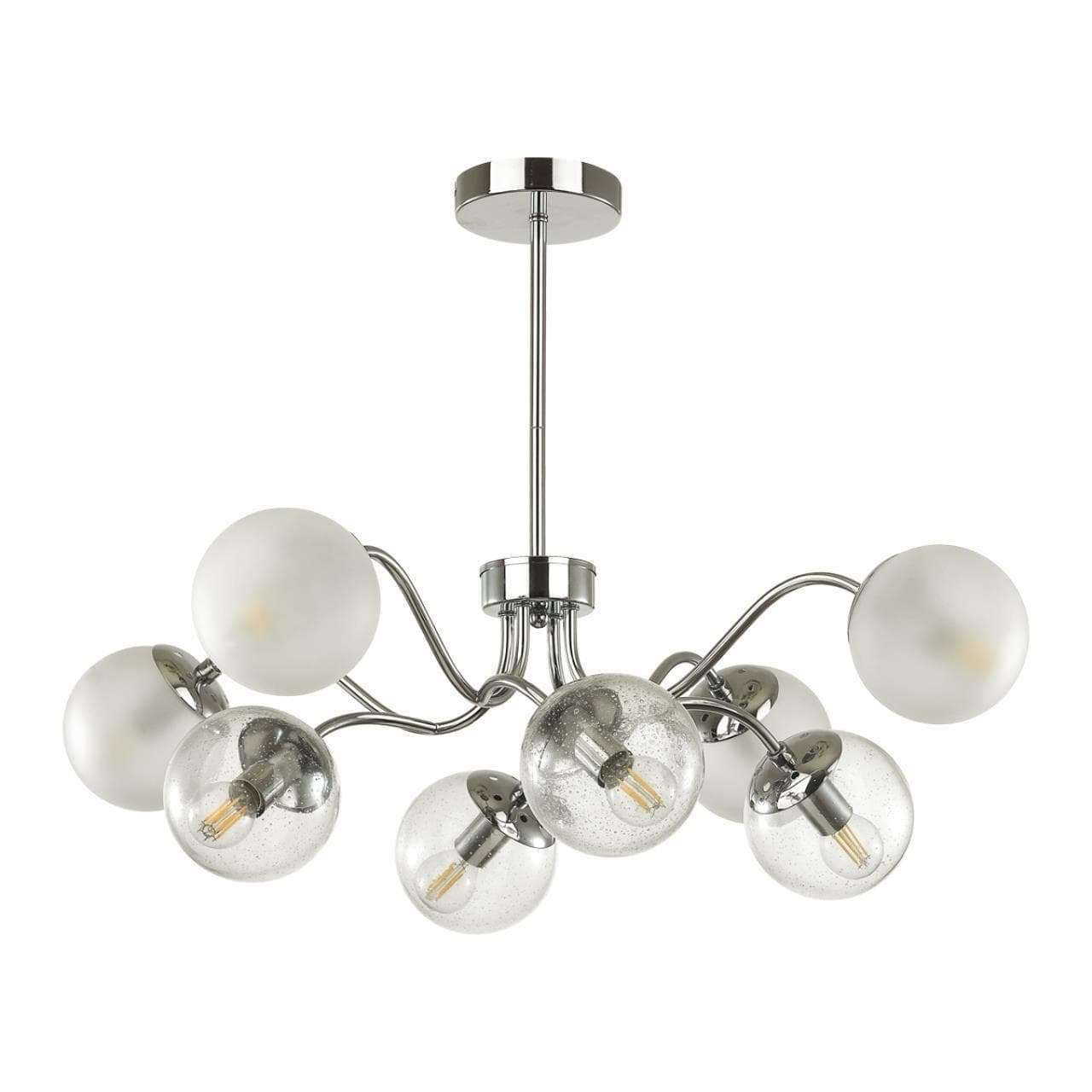 Lumion 4554/8C MODERNI LN21 хром Люстра на штанге E14 8*40W 220V CANDICE
