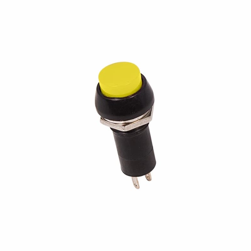 Выключатель-кнопка 250V 1А (2с) ON-OFF желтая Rexant 36-3033