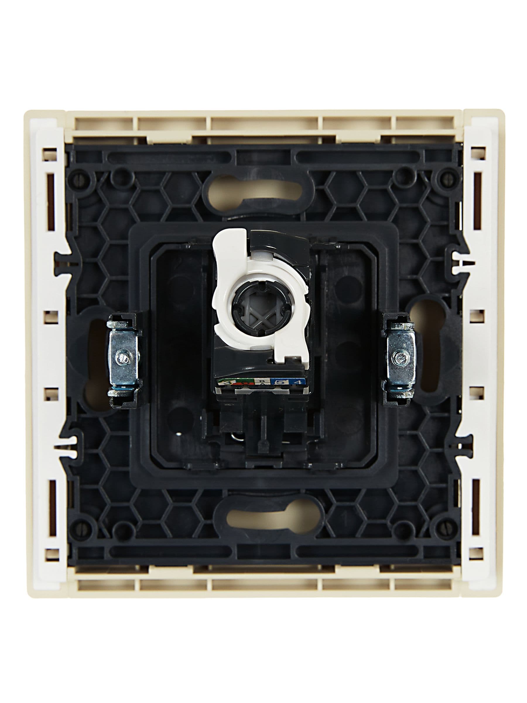 IEK FORTE&PIANO Ваниль Розетка комп. RJ45 кат.5E FP432 — миниатюра 3