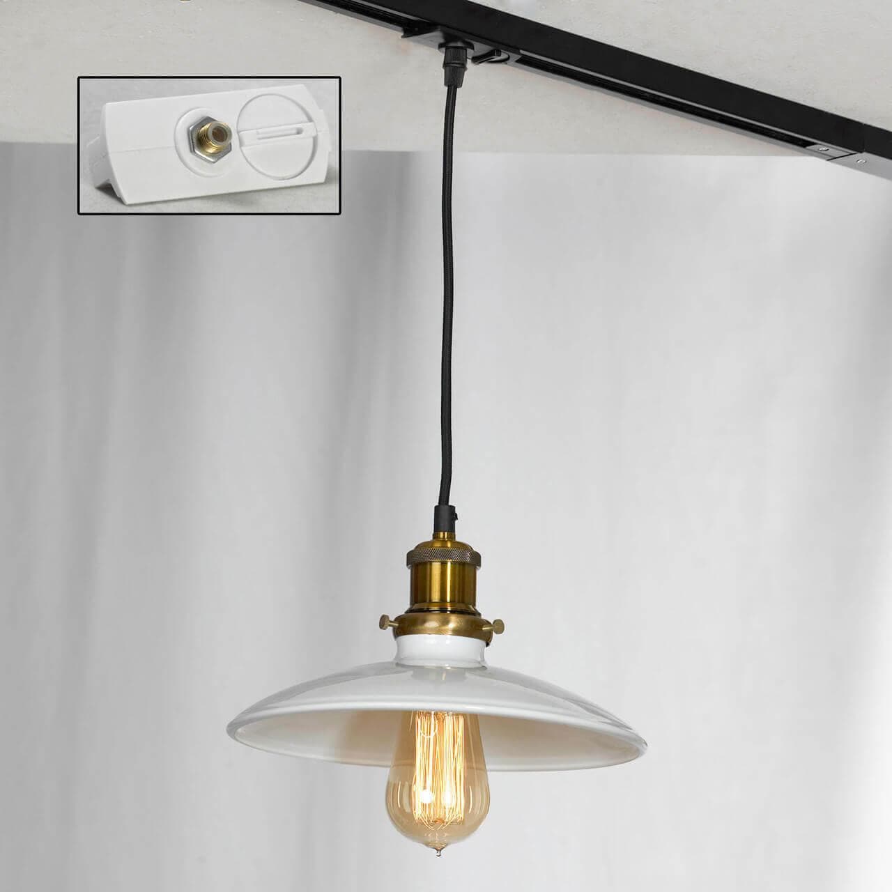 Lussole LOFT Металл Черный / бронзовый Металл трековый светильник однофазный E27 60W LSP-9605-TAW