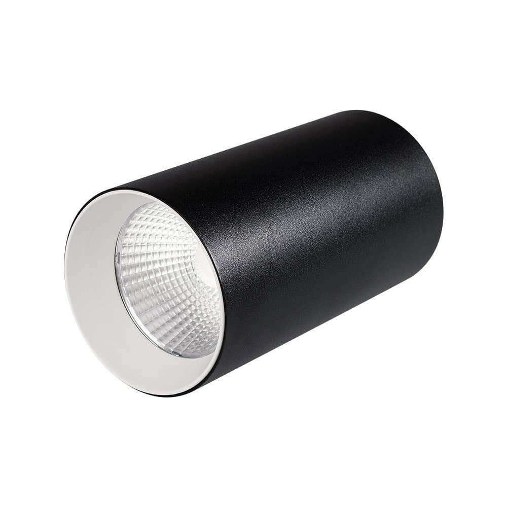Arlight Светильник накладной SP-POLO-R85-1-15W Day White 40deg (Black, White Ring) (IP20 Металл, 3 года) 022954