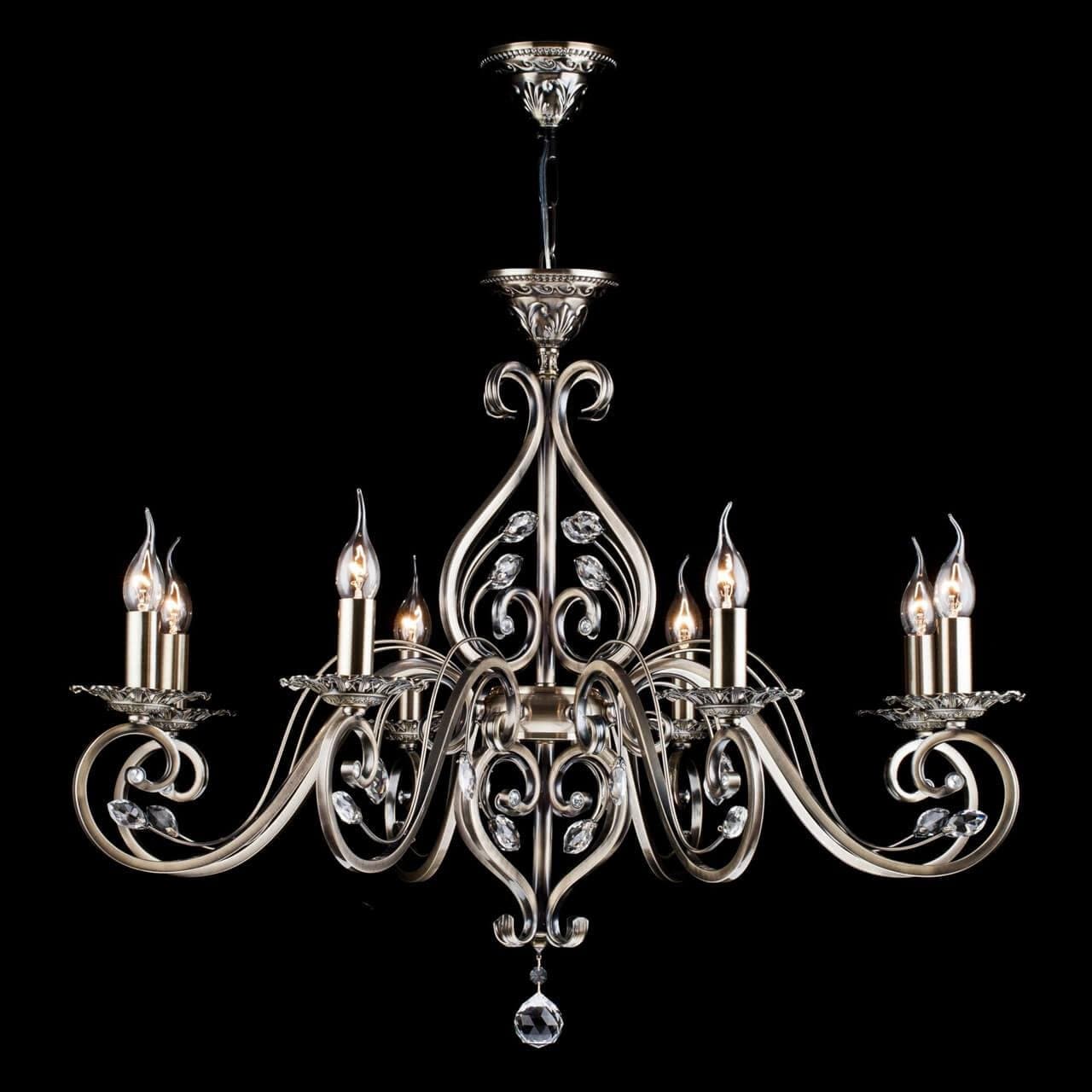 Maytoni Royal Classic Leaves Бронза Люстра 8xE14 60W RC109-PL-08-R — миниатюра 8