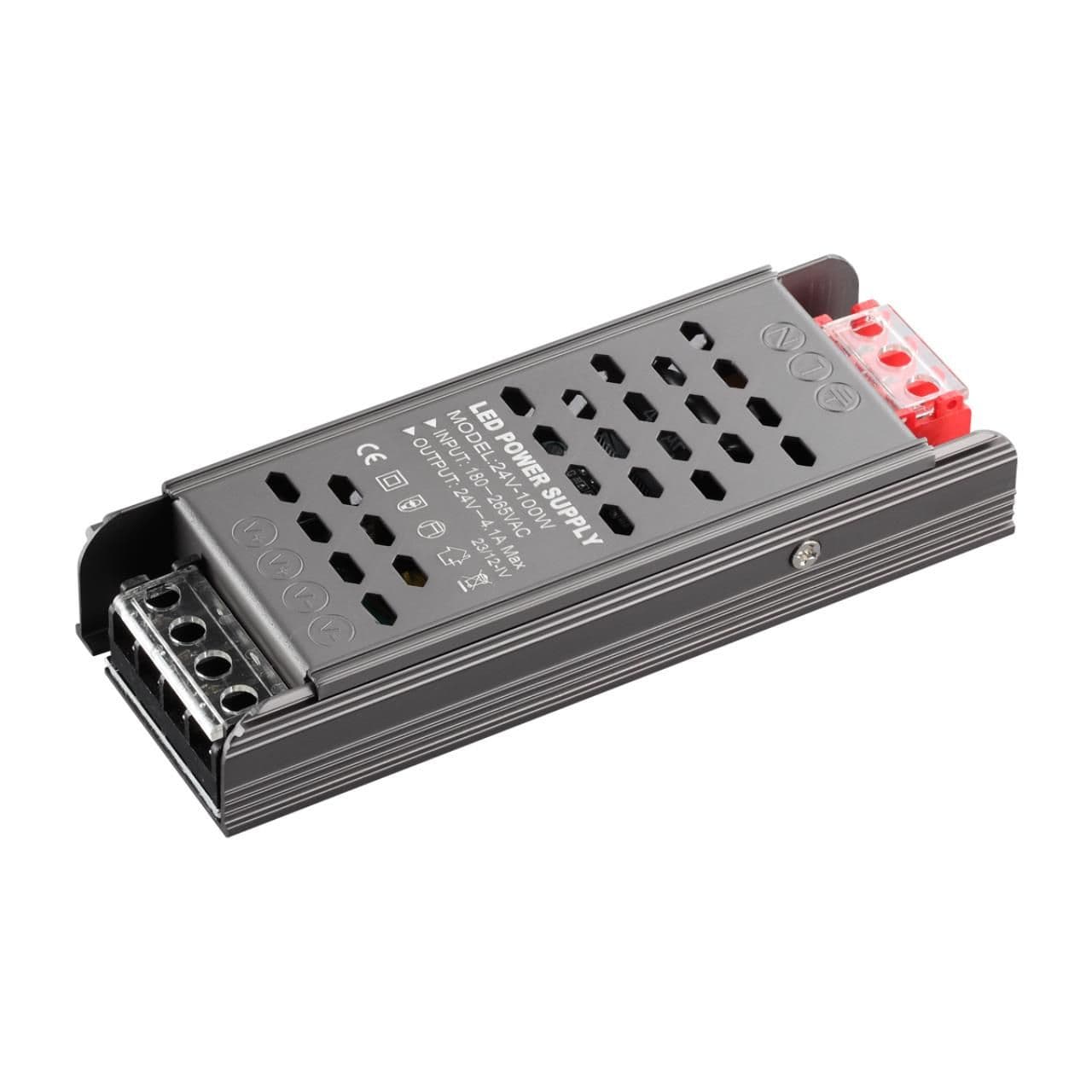 Novotech 359454 DRIVE NT24 112 серый Драйвер IP20 100W 24V EASY