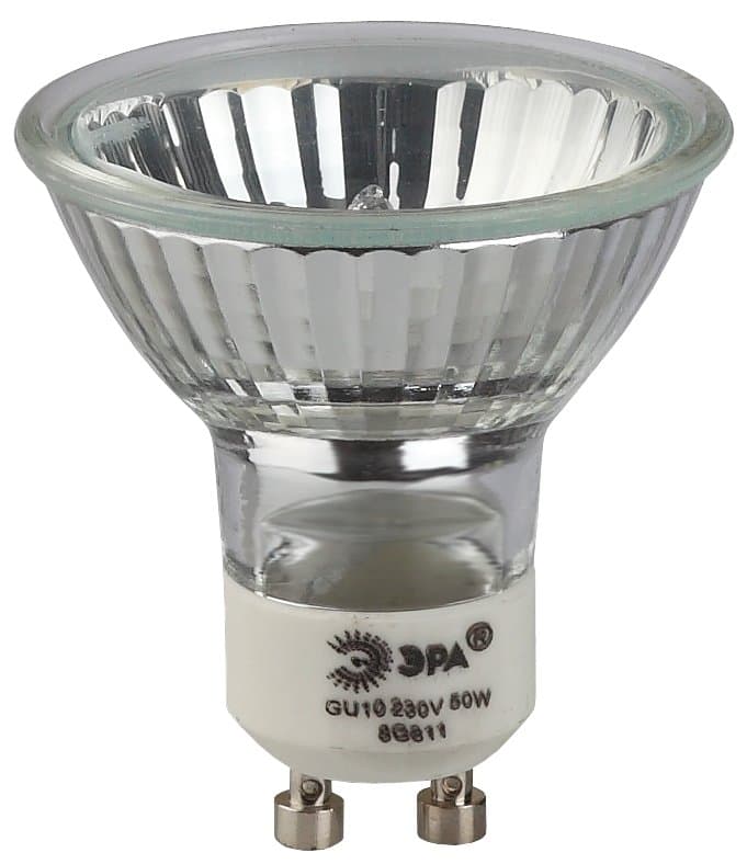 ЭРА Лампа галогенная STD GU10-JCDR (MR16) -35W-230V GU10 35Вт софит нейтральная белая