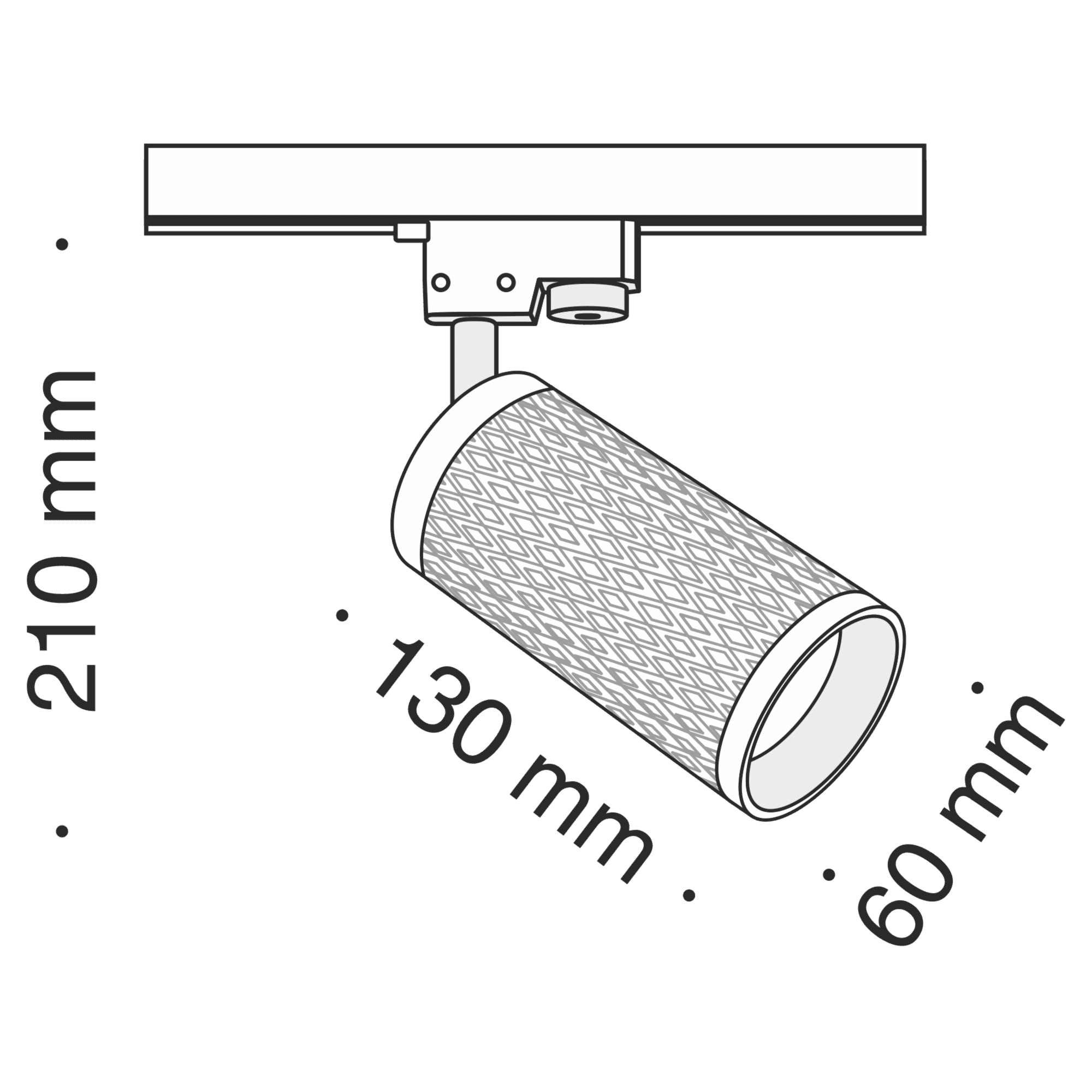 Maytoni Single phase track system Трековый светильник Черный TR011-1-GU10-B — миниатюра 2