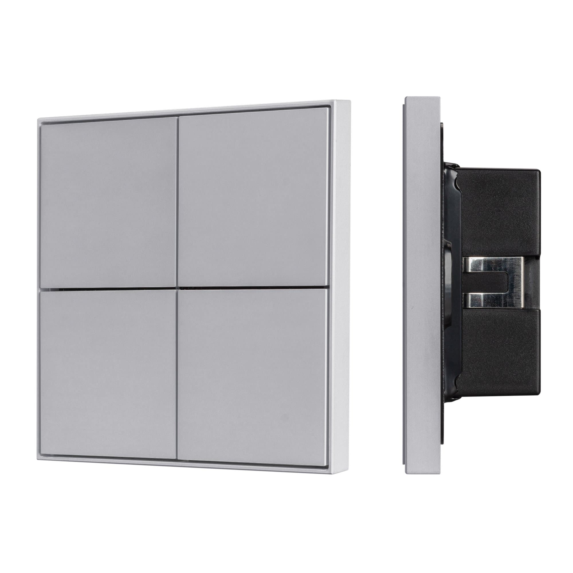 Arlight INTELLIGENT ARLIGHT Кнопочная панель KNX-304-23-IN Silver (BUS, Frame) (IARL, IP20 Металл, 2 года) 039666