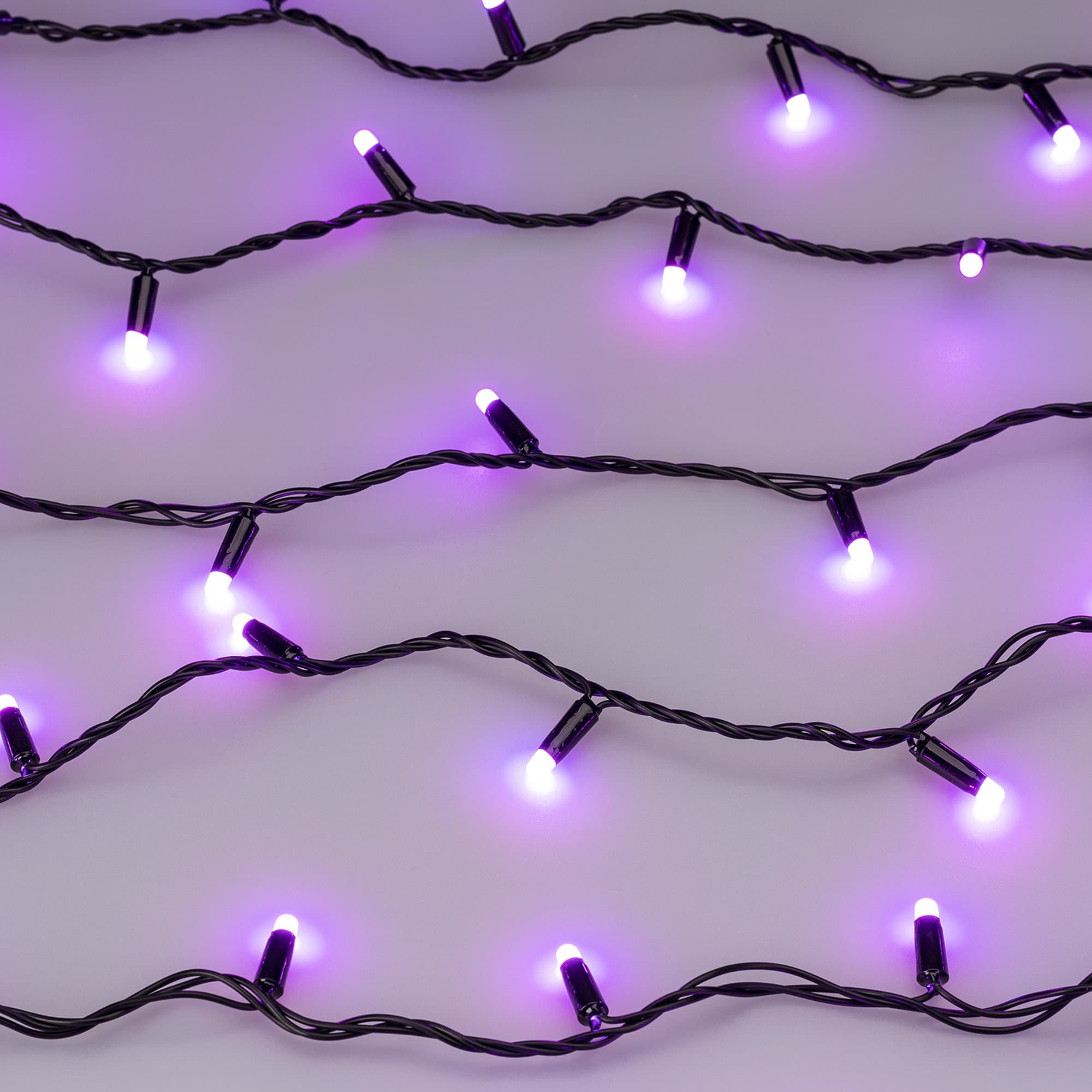 Arlight Светодиодная гирлянда ARD-STRING-CLASSIC-10000-BLACK-100LED-MILK-SYNC RGB (230V, 6.5W) (Ardecoled, IP65) 028214 — миниатюра 4