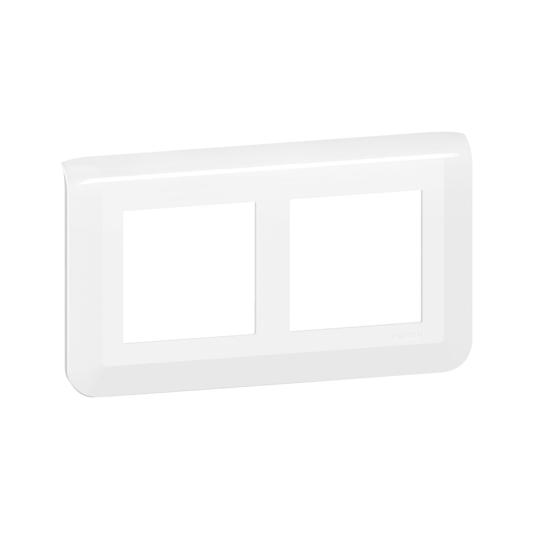 Legrand Mosaiс Рамка специальная - Программа Mosaic - 2x2 модуля - 57 мм - белая 078864L — миниатюра 4