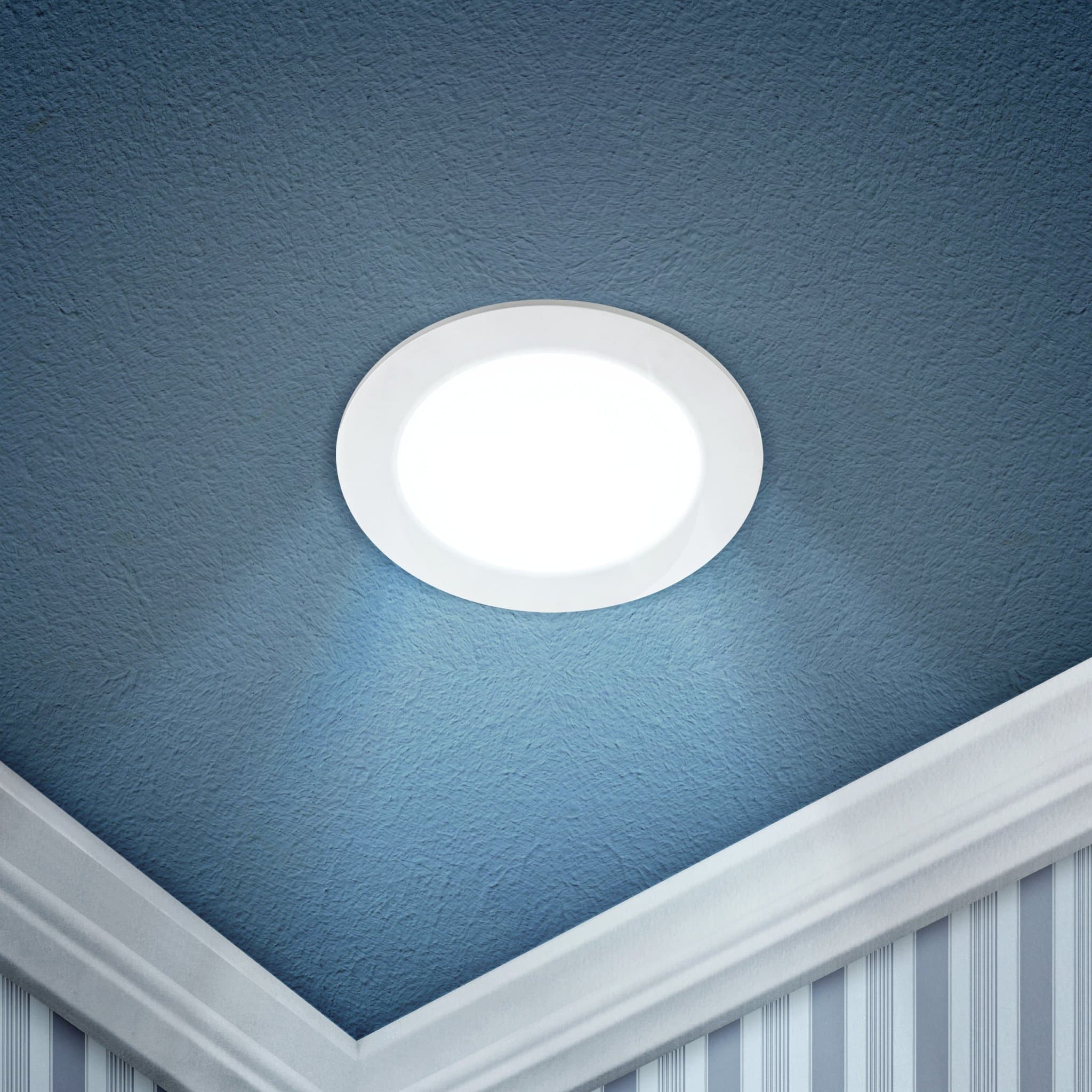 ЭРА LED 1-9-6K Светильник светодиодный круглый LED 9W 220V 6500
