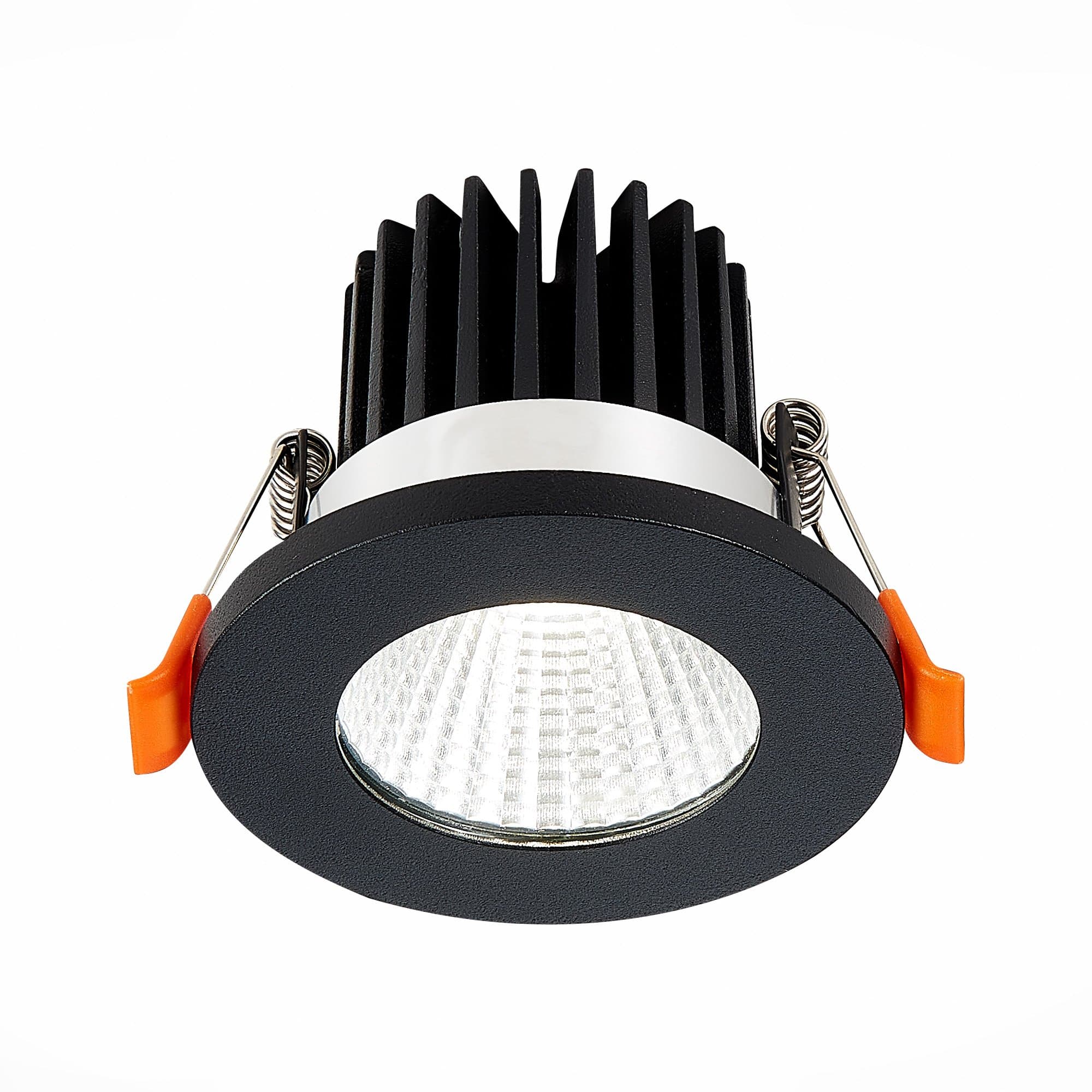 ST LUCE ST704.438.10 Св-к встр. Черный LED 1*10W 3000K 900Lm Ra>90 38о IP20 D80xH60 170-240V