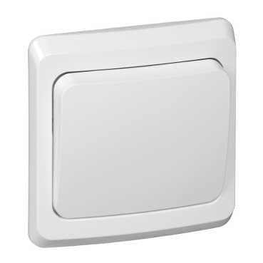 Systeme Electric Этюд Бел Выключатель кнопочный 1-клавишный с/у — миниатюра 2