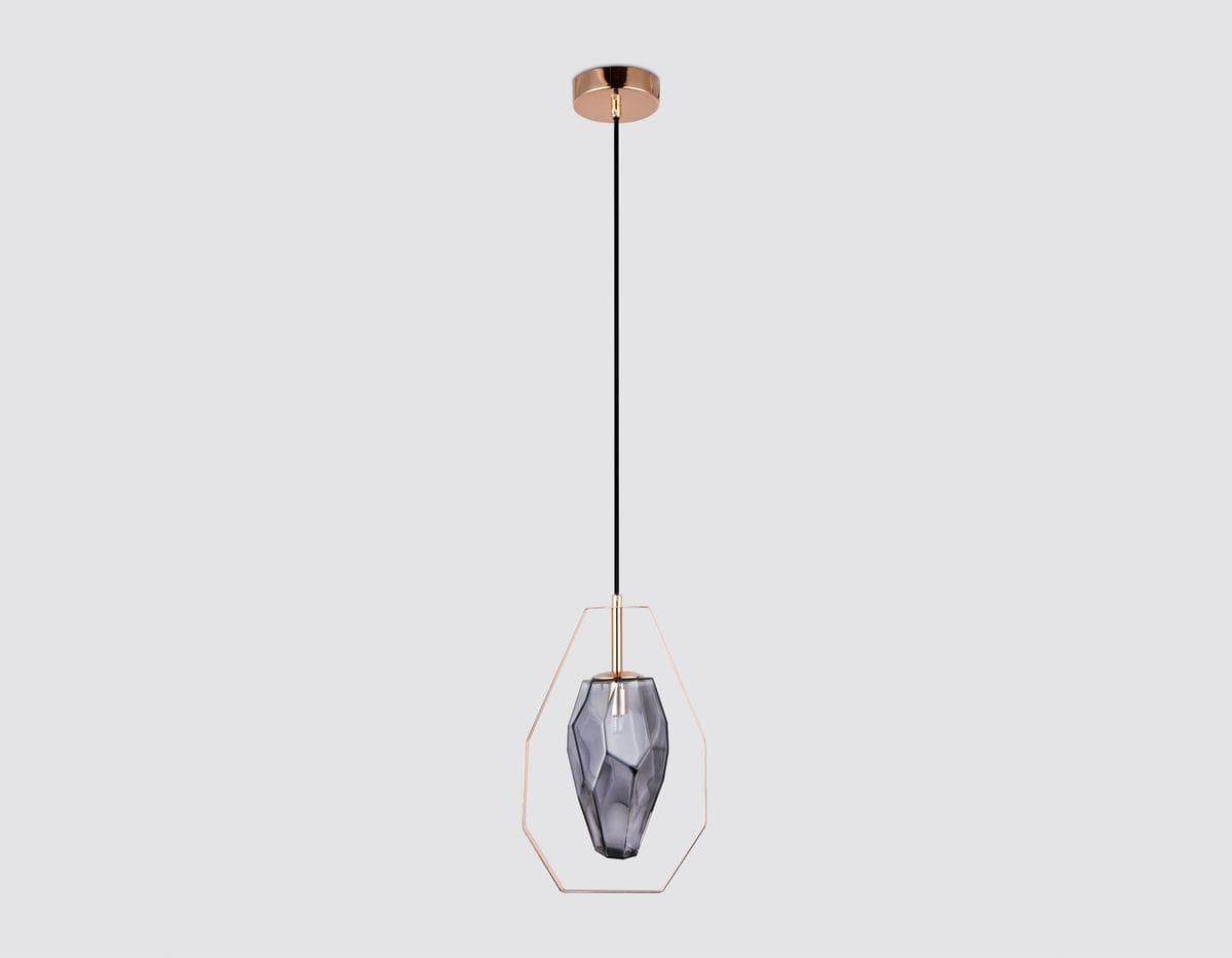 Ambrella Подвесной светильник со сменной лампой TR3627 GD/SM золото/дымчатый G9 max 40W D200*1100 — миниатюра 4