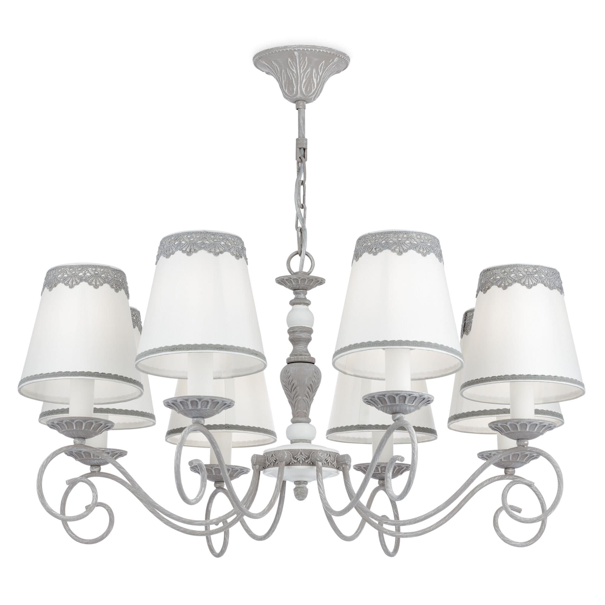 Maytoni Elegant Bouquet Серый Люстра 8xE14 40W ARM023-08-S — миниатюра 5