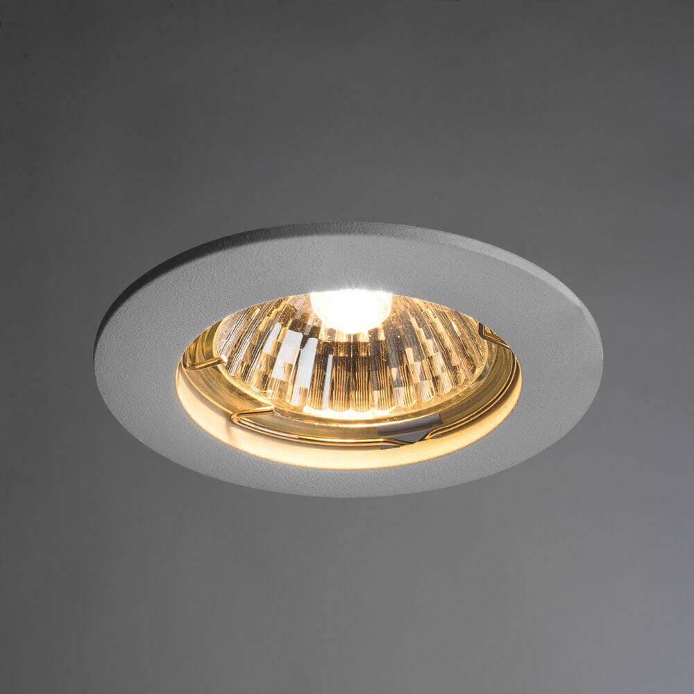 Arte Lamp Basic Белый Светильник точечный встаиваемый 1x50W 1xGU10 A2103PL-1WH — миниатюра 2