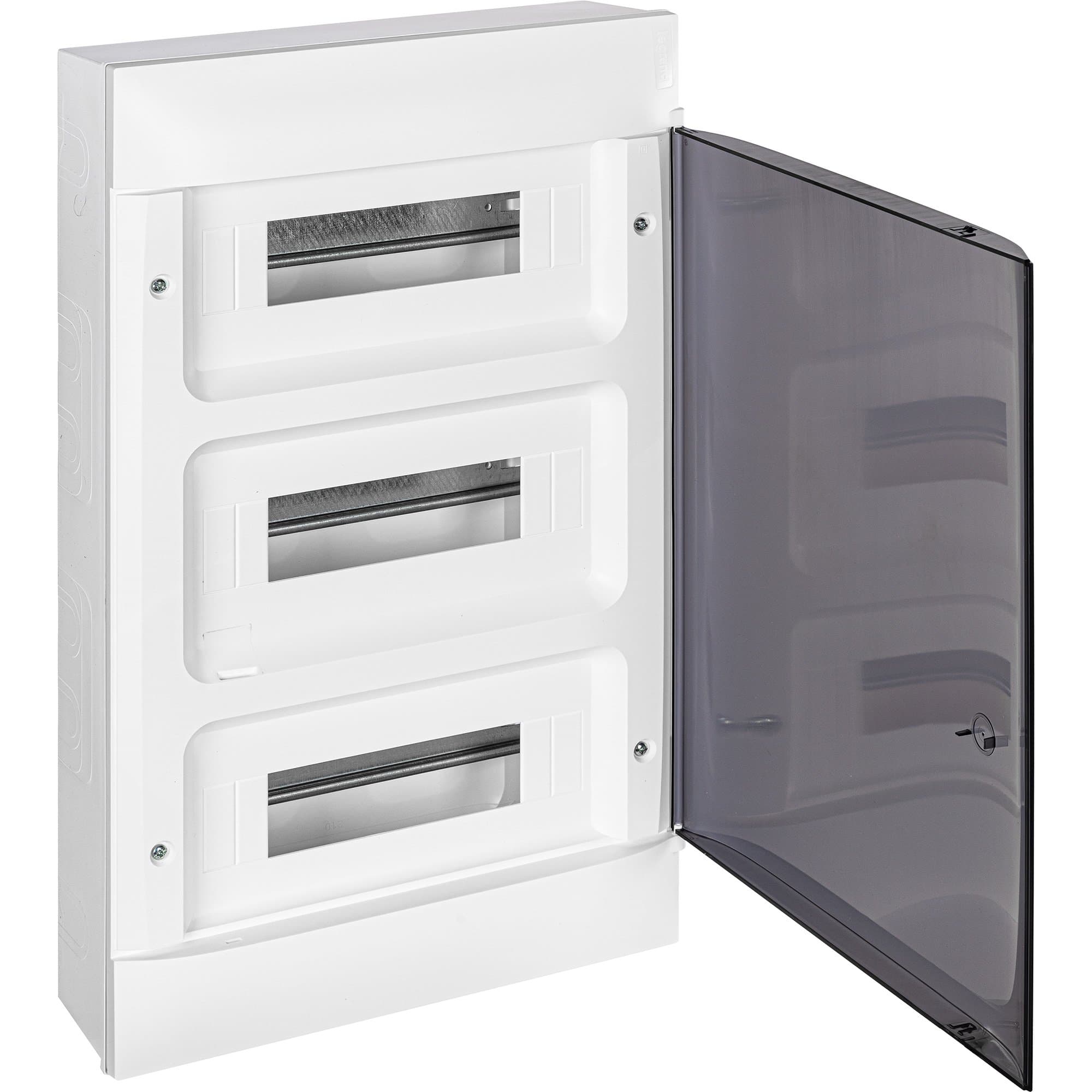 Legrand Practibox S Пластиковый щиток Навесной 3X12 Дымчатая дверь 135613