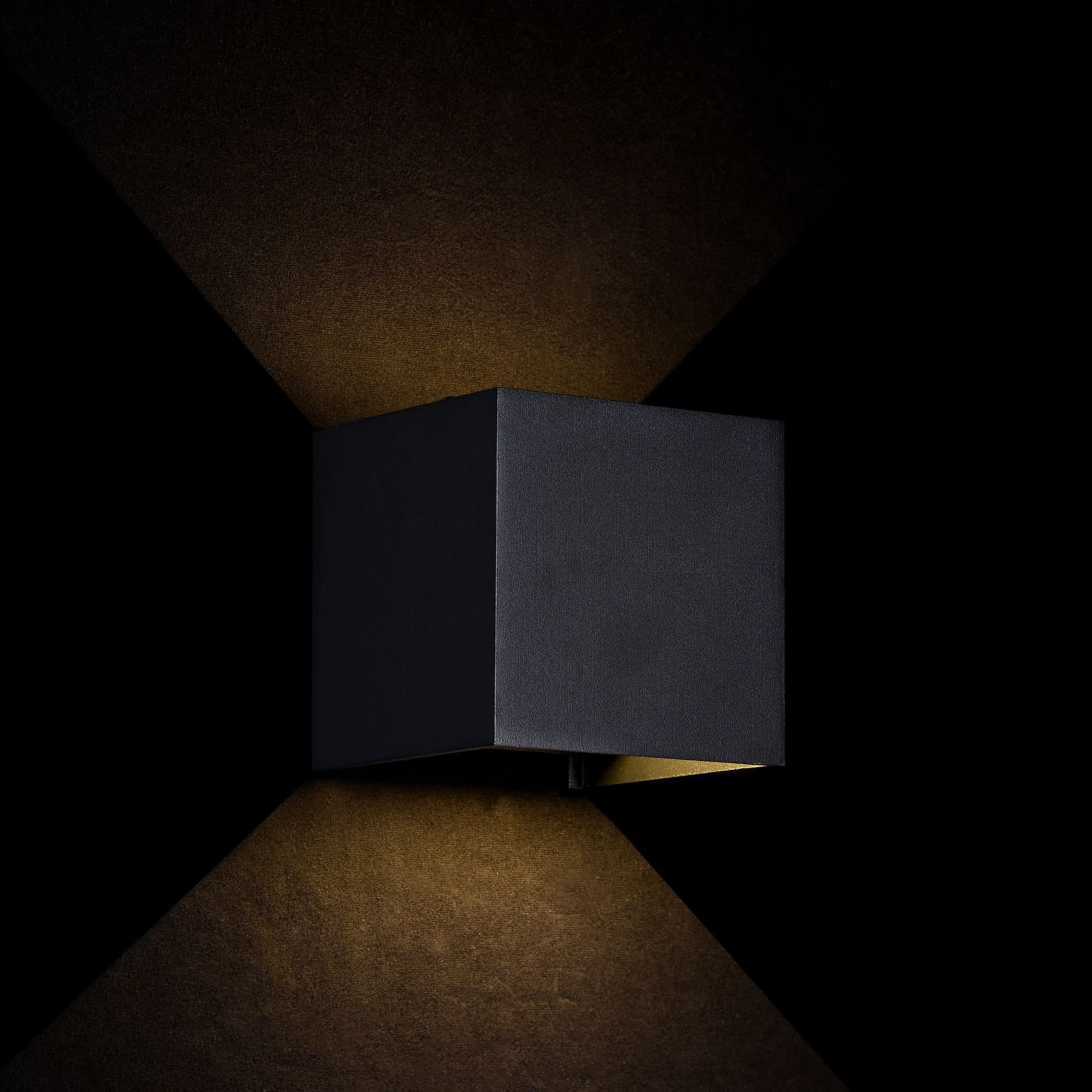 Maytoni Outdoor Fulton Черный Бра LED 400Lm 6W O572WL-L6B — миниатюра 2