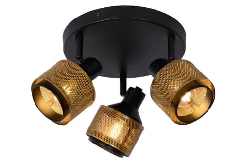 Lucide RAFA Прожектор потолочный Ø 42 cm 3xE14 Black 77980/13/30