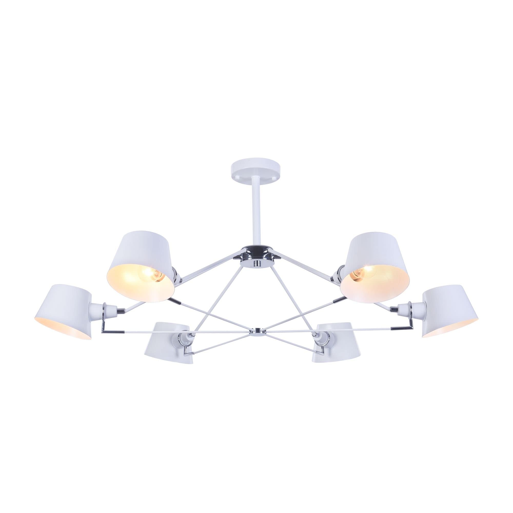 Freya Modern Abigail Белый Люстра E14 40W FR5038-CL-06-W — миниатюра 2