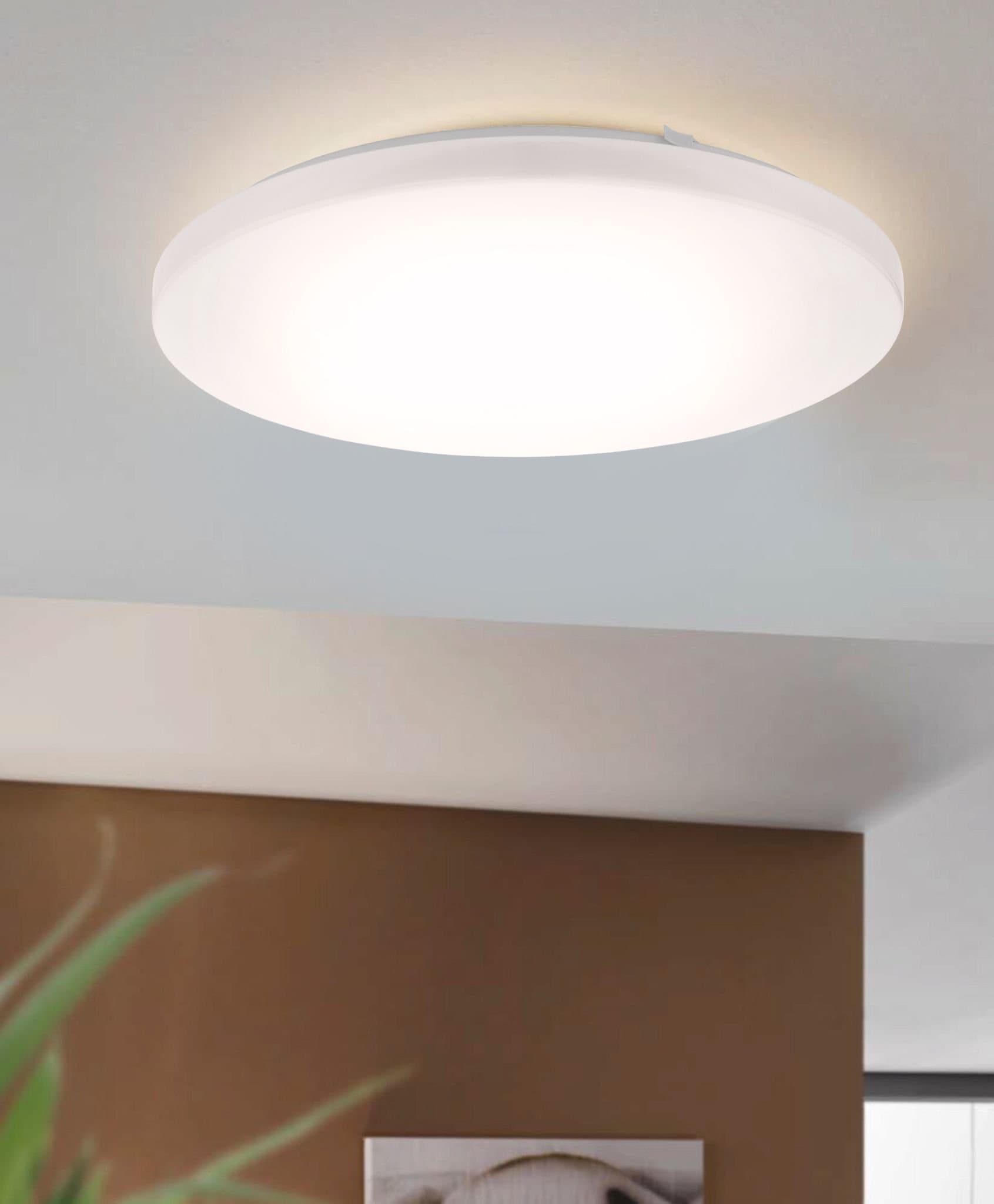 Eglo 97873 Cветодиодный настенно-потолочный светильник FRANIA, 33,5W (LED), 3900lm, 430, H70, cталь, белый — миниатюра 2