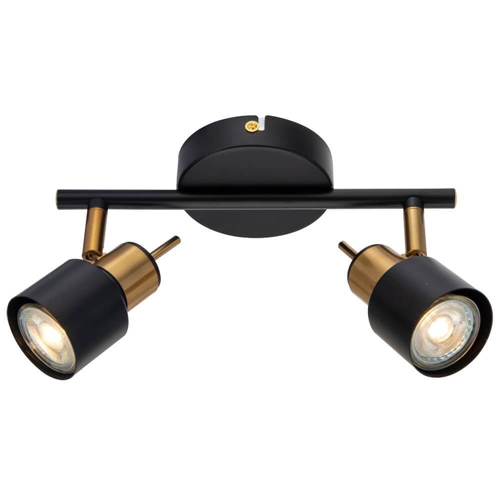 Arte Lamp A1906PL-2BK Споты с двумя плафонами