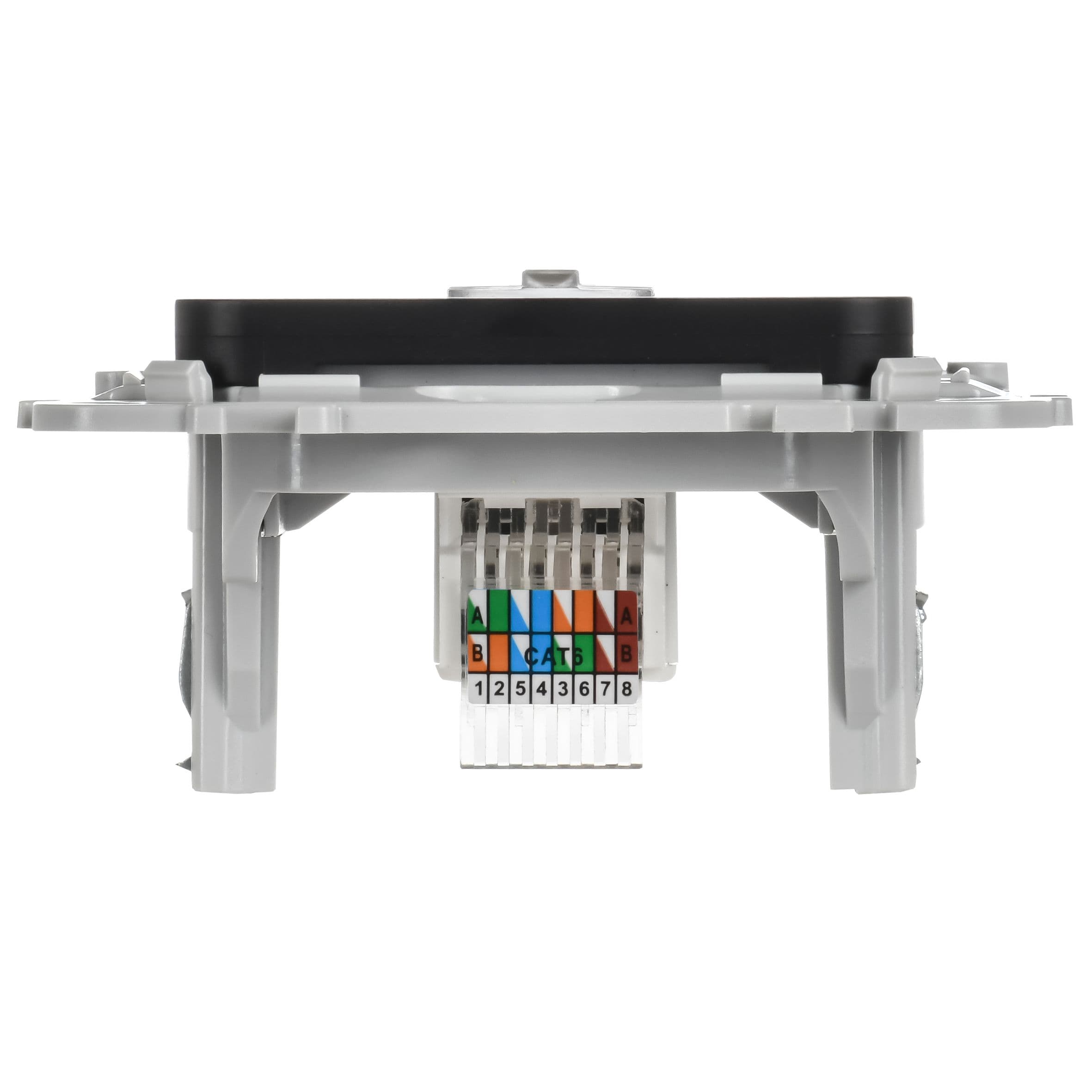 IEK FLITE Черный Розетка компьютерная RJ45 категория 6 UTP — миниатюра 4