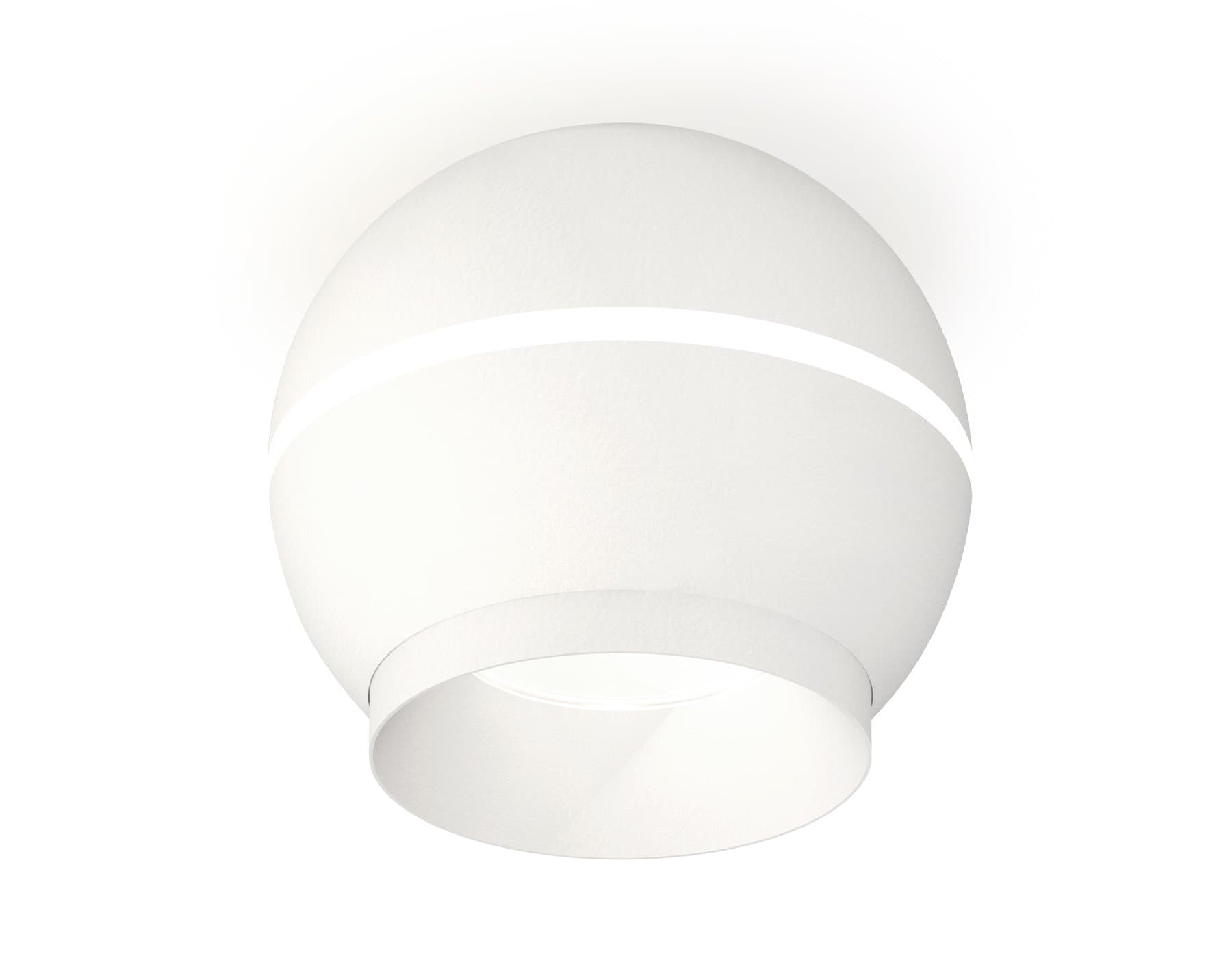 Ambrella Комплект накладного светильника XS1101010 SWH белый песок MR16 GU5.3 LED 3W 4200K (C1101, N7030) — миниатюра 1