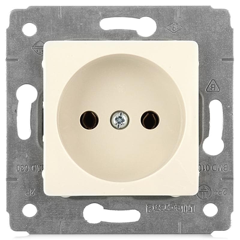 Legrand DIY Cariva Крем Розетка б/з 695915 — миниатюра 2