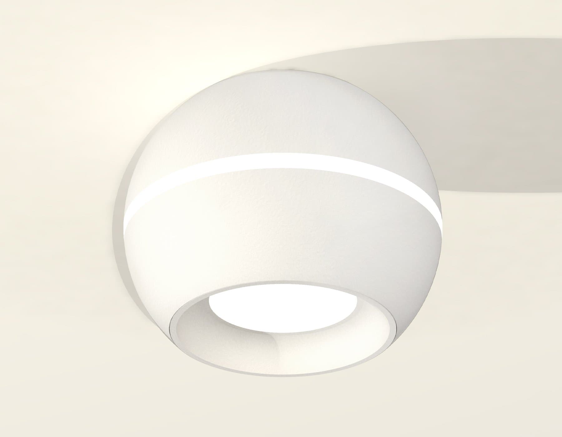 Ambrella Комплект накладного светильника XS1101001 SWH белый песок MR16 GU5.3 LED 3W 4200K (C1101, N7020) — миниатюра 2