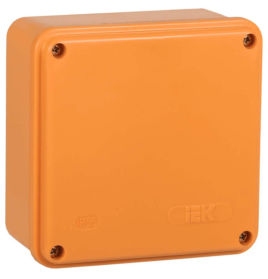 IEK Коробка распаячная огнестойкая ПС 100х100х50мм 2P 10мм2 IP44 гладкие стенки UKF20-100-100-050-2-10-09