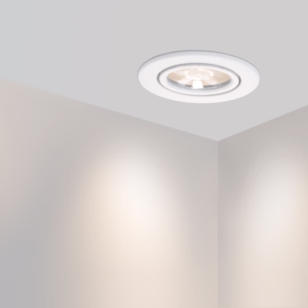 Arlight Светодиодный светильник LTM-R65WH 5W Warm White 10deg (IP40 Металл, 3 года) 020768 — миниатюра 6