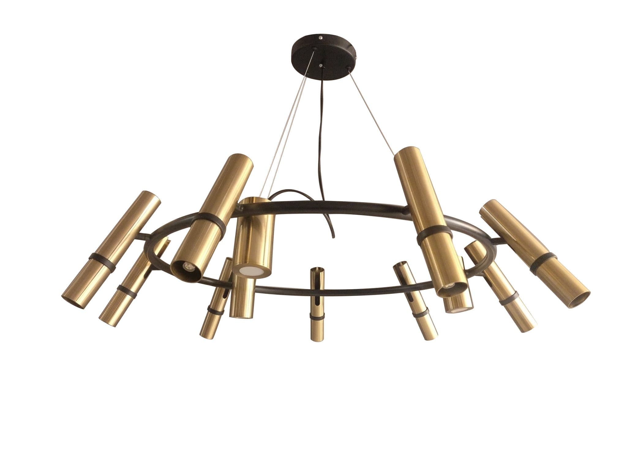 Kink Light 08425-12,19-20 Люстра Марфа бронза/черный d80 h150 G9 9*3W + Led 3*3W
