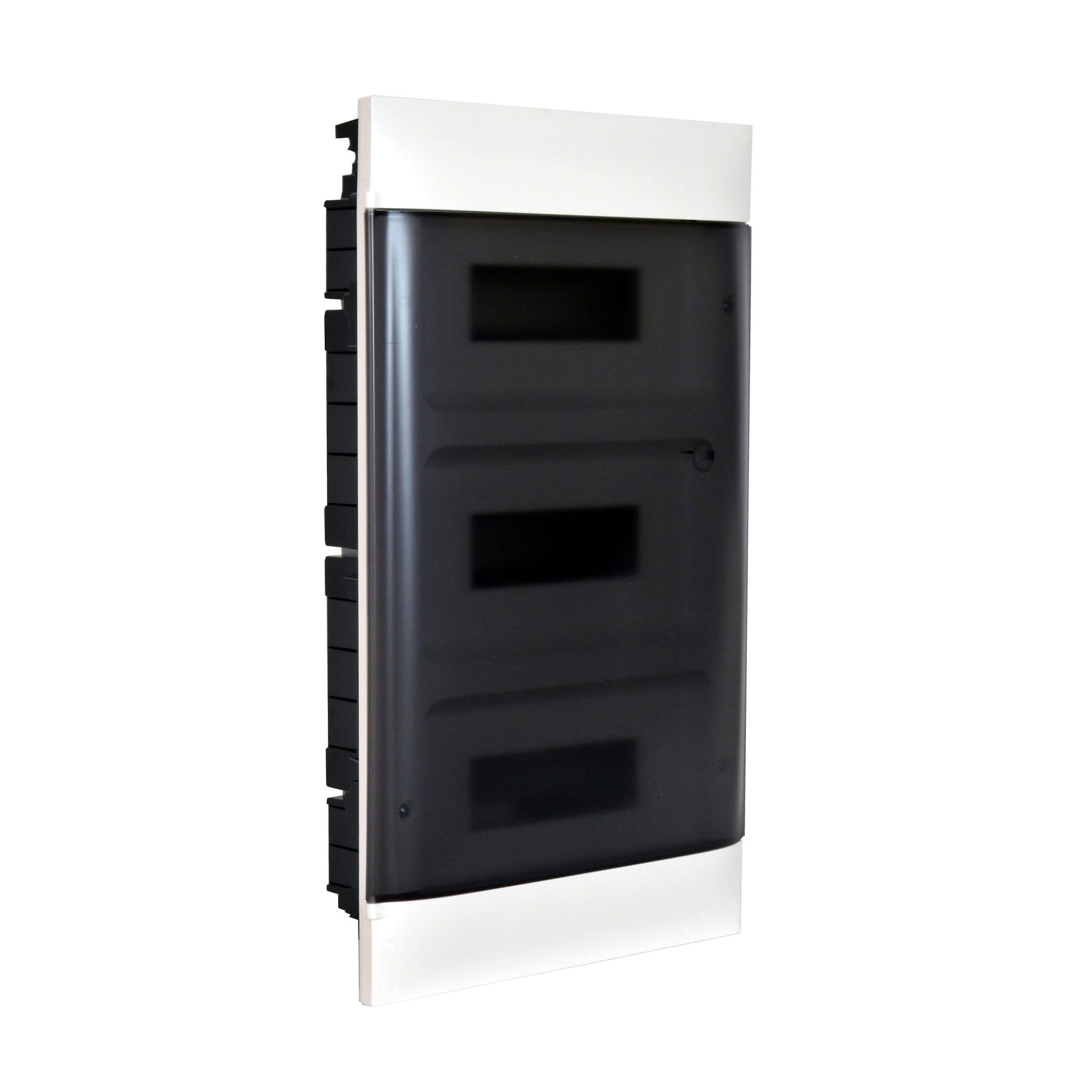 Legrand Practibox S Пластиковый щиток Встраиваемый (в полые стены) 3X12 Дымчатая дверь 135573 — миниатюра 3