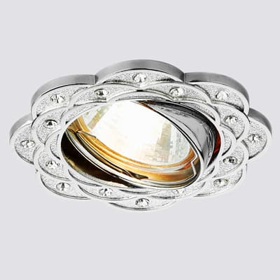 Ambrella Встраиваемый точечный светильник 750 CH/SL хром\серебристый